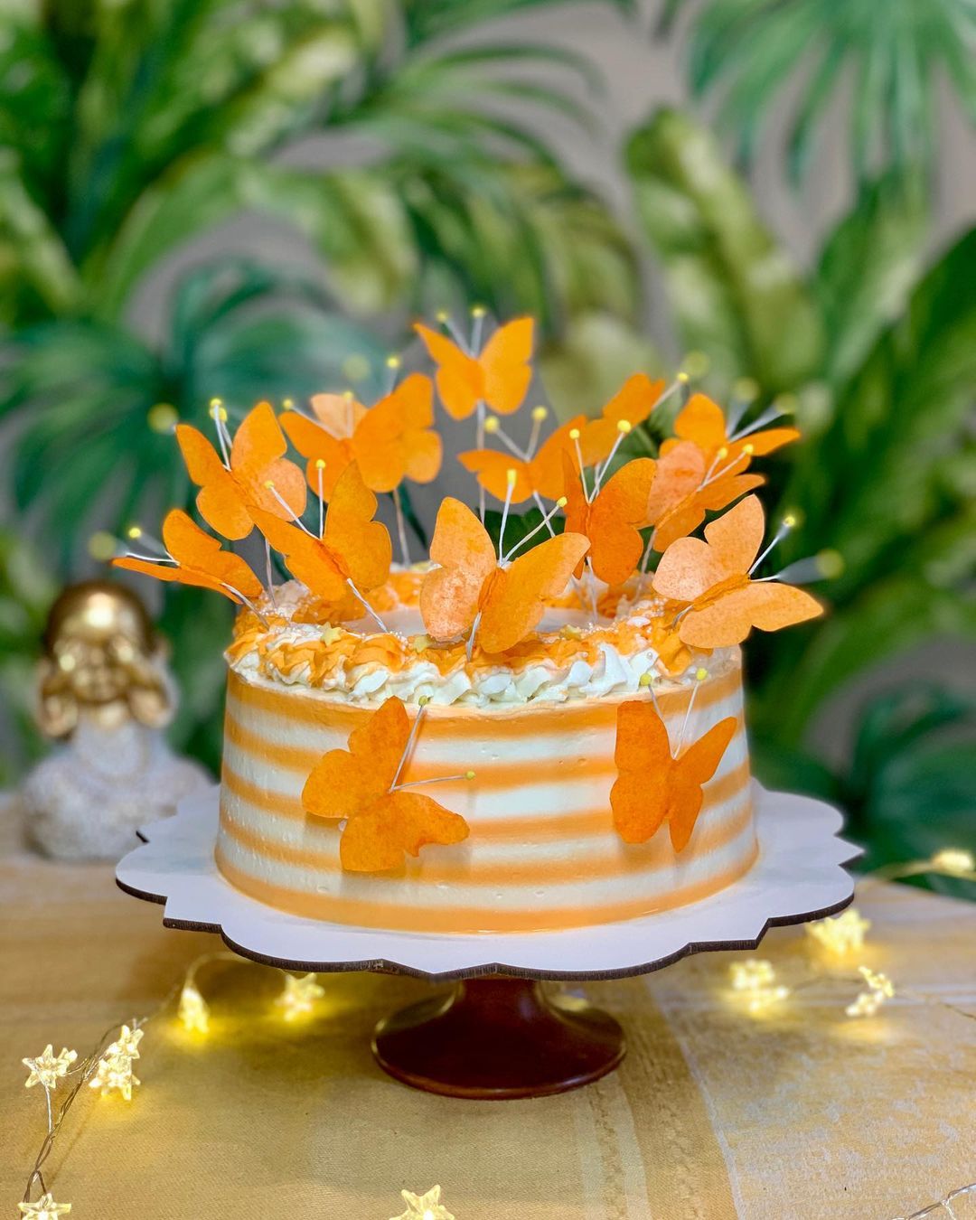 Торт "Оранжевые бабочки" | Фото №2