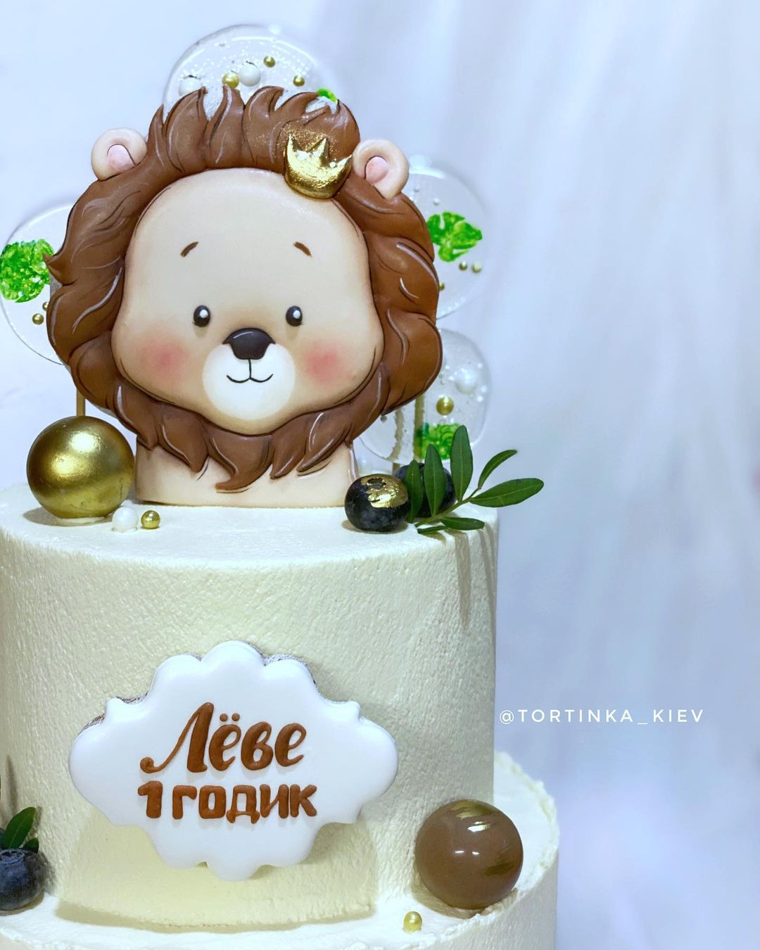Торт "Лёве 1 годик" | Фото №2