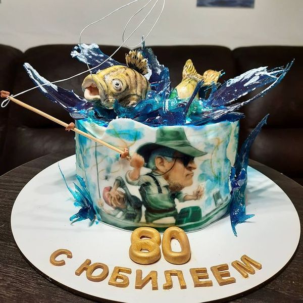 Торт "Мне 80"