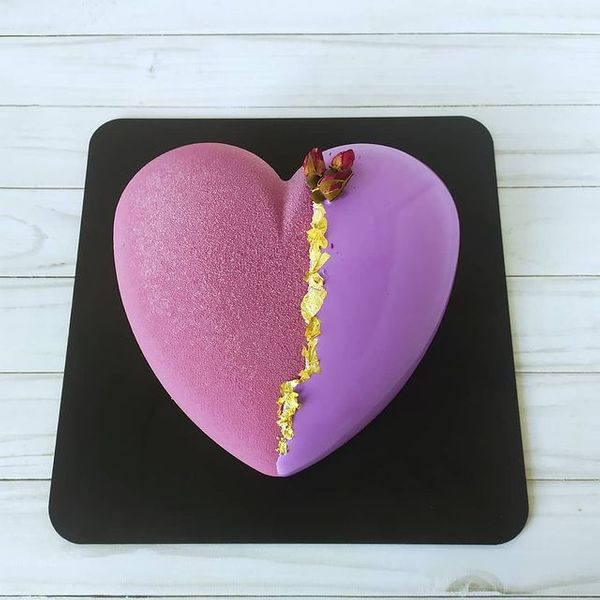 Торт "Фиолетовое сердце"