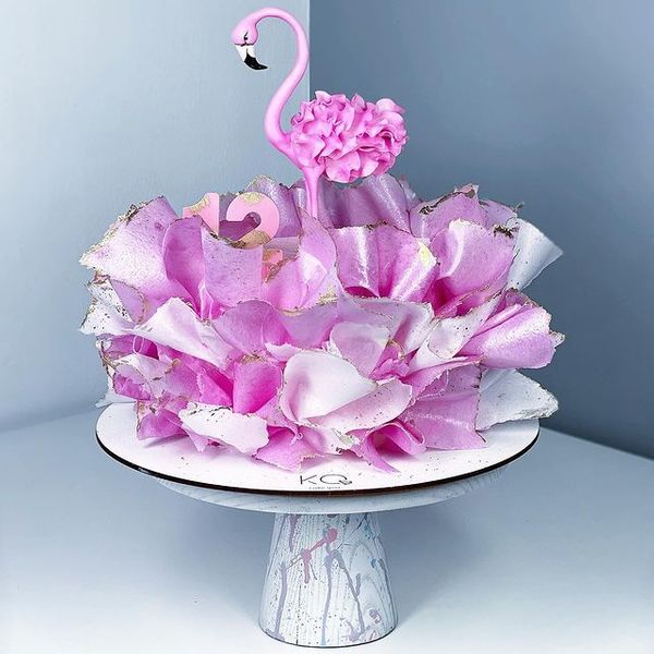 Торт "Люблю фламинго"