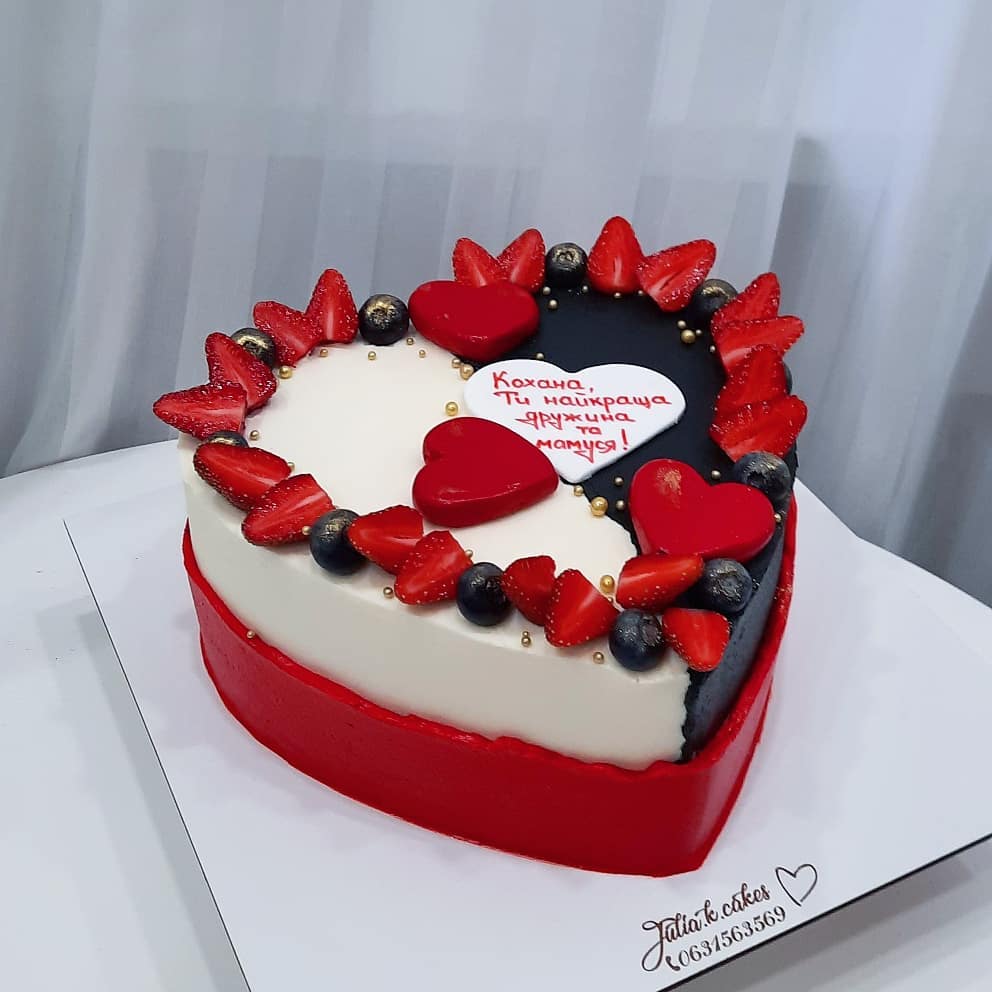 Торт "Сердце для любимой" | Фото №4