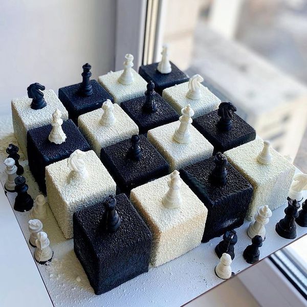 Торт "Муссовая шахматка"