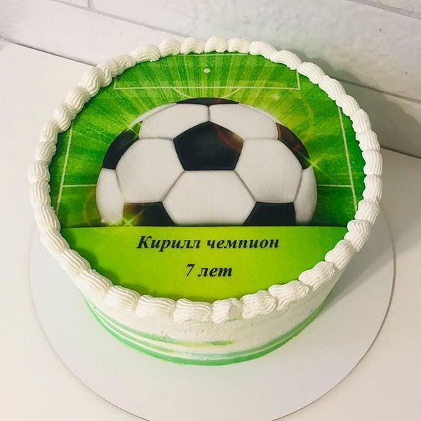 Торт "Поиграем в футбол"