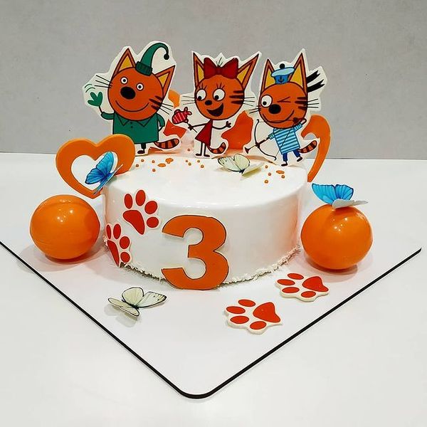 Торт "Три кота"