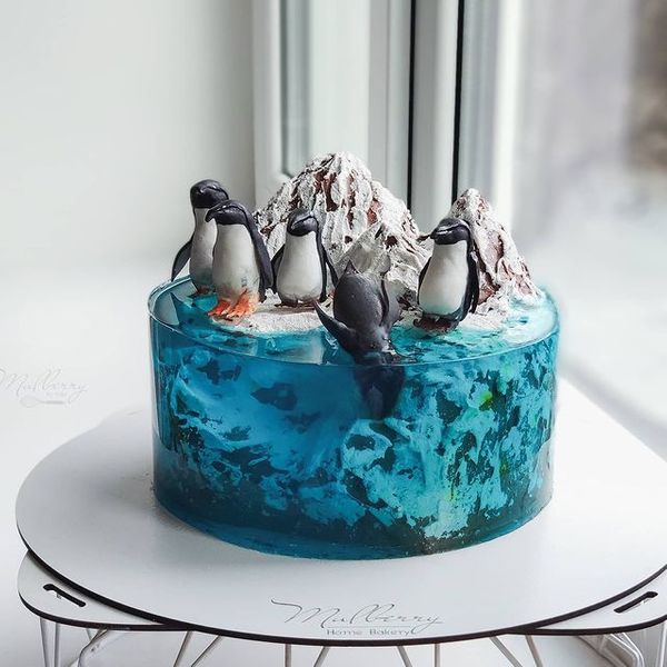 Торт "Пингвины"