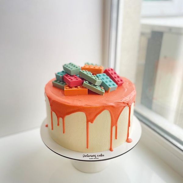 Торт "Собери Лего"