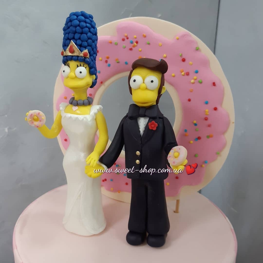 Торт "Мардж и Гомер" | Фото №3