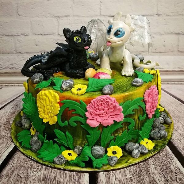 Торт "Как приручить дракона"