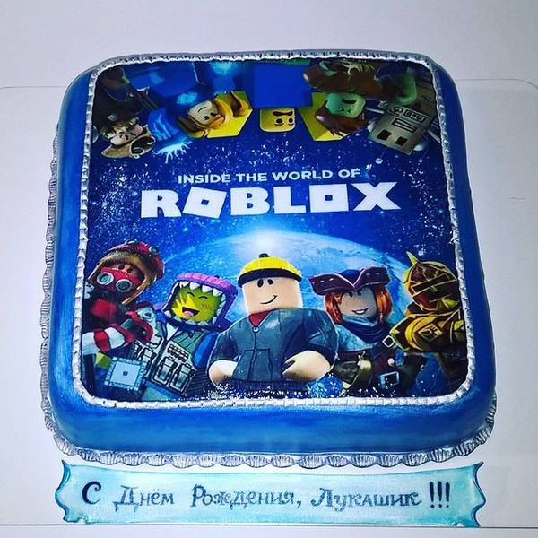Торт "Роблокс"