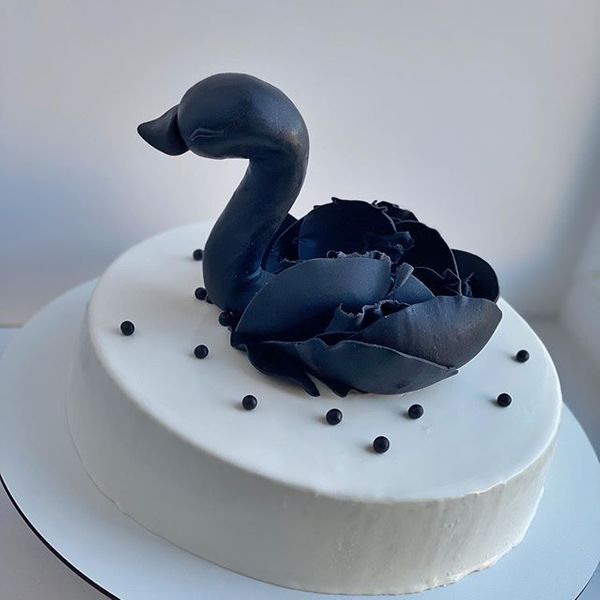 Торт "Черный лебедь"
