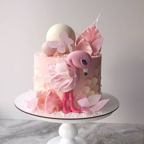 Торт "Малыш фламинго"