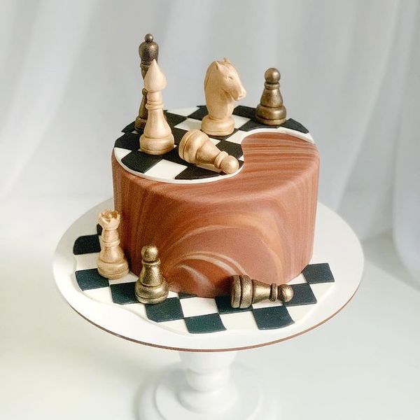 Торт "Шахматный магнит"