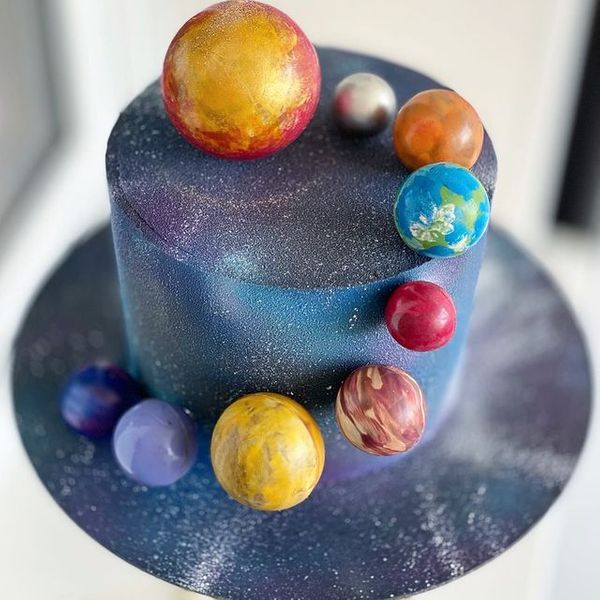 Торт "Космическая планета"