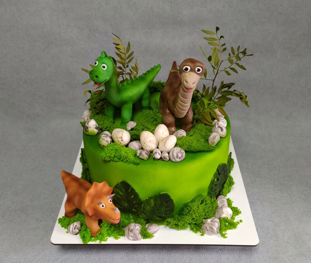 Торт "Два динозавра" | Фото №2