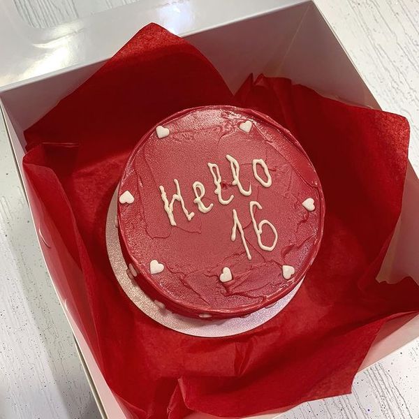Бенто-торт "Hello 16"