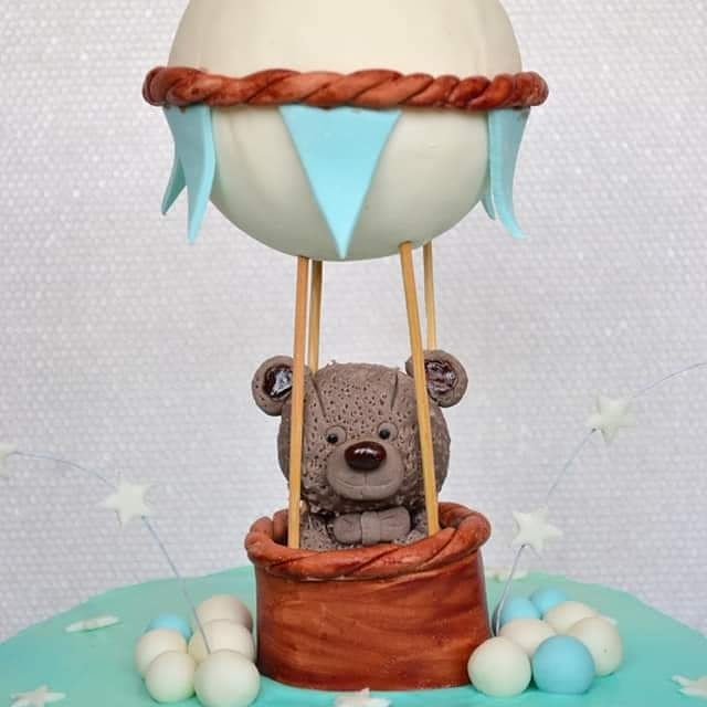 Торт "Мишка на воздушном шаре" | Фото №2