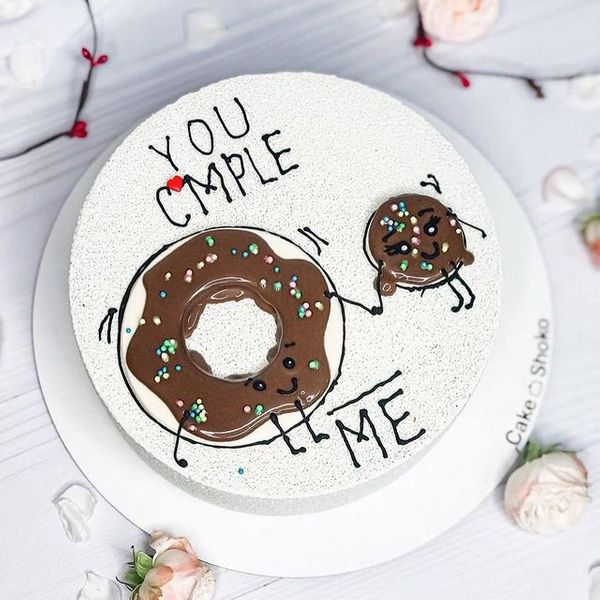 Торт "You complete me"