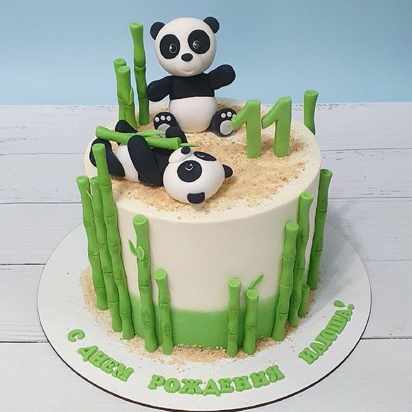 Торт "Две панды"