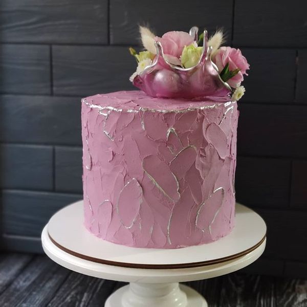 Торт "Розовый бриллиант"