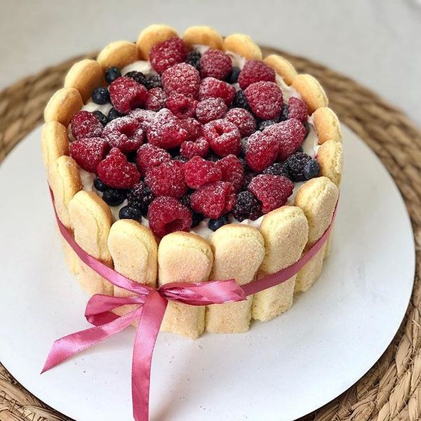 Торт "Тирамису с ягодами"