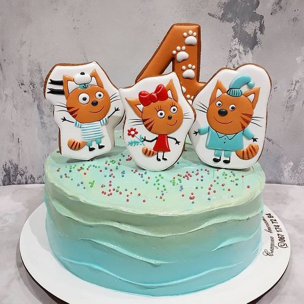 Торт "Три кота"