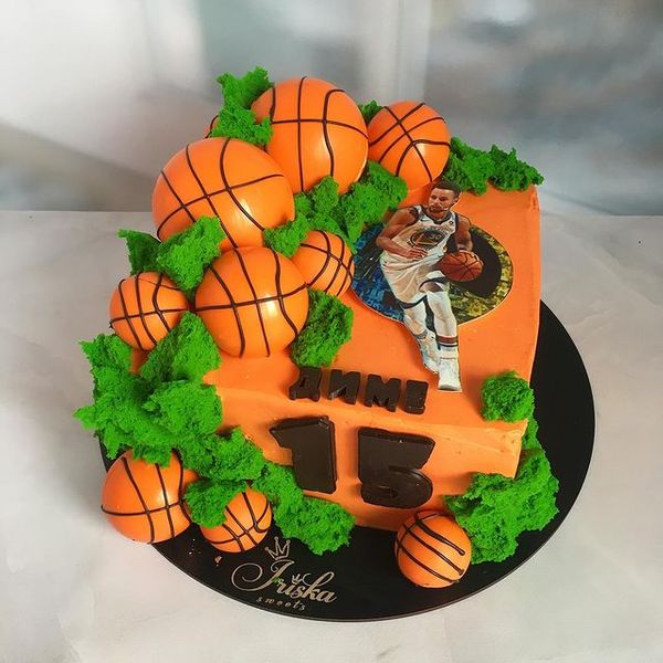Торт "Люблю баскетбол"