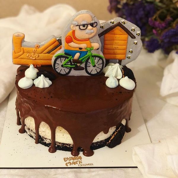 Торт "Велосипедная страсть"