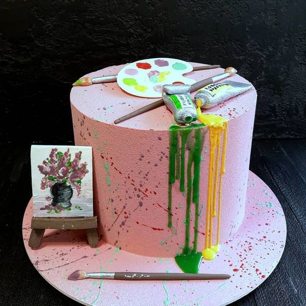 Торт "Мир красок"