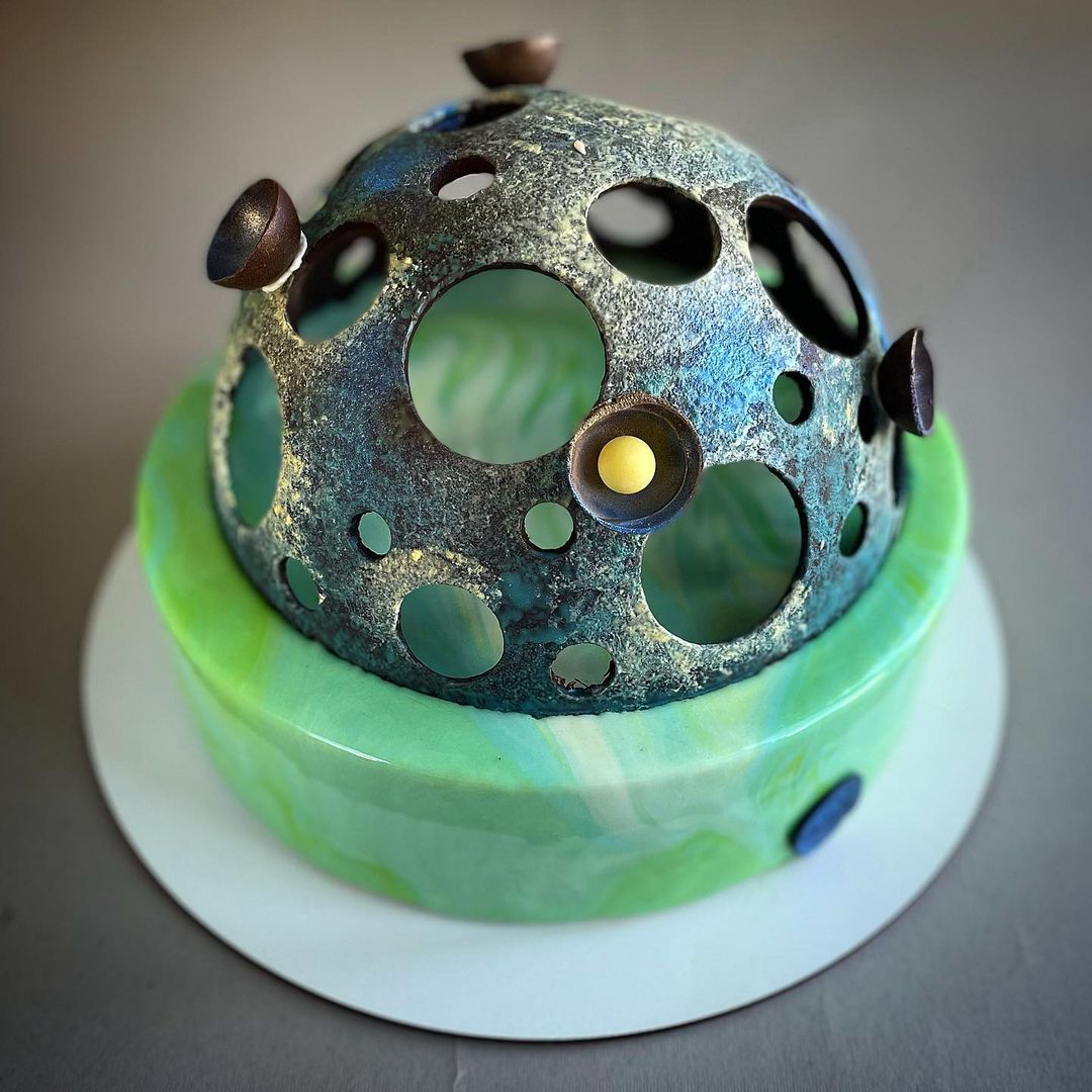 Торт "Космическая полусфера" | Фото №2