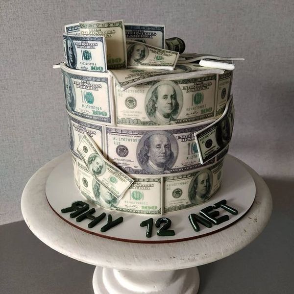 Торт "Доллары"