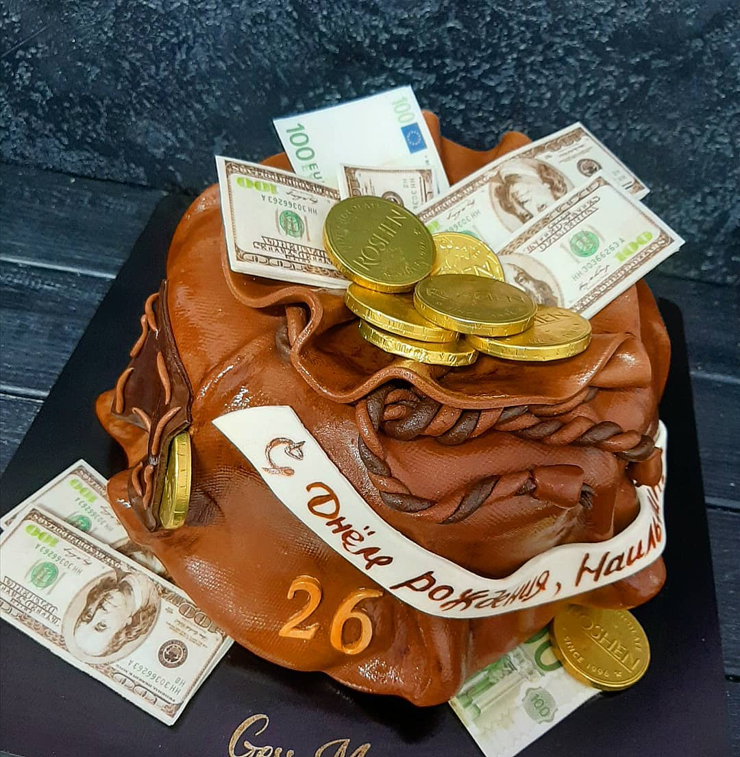 Торт "Мешок денег" | Фото №2