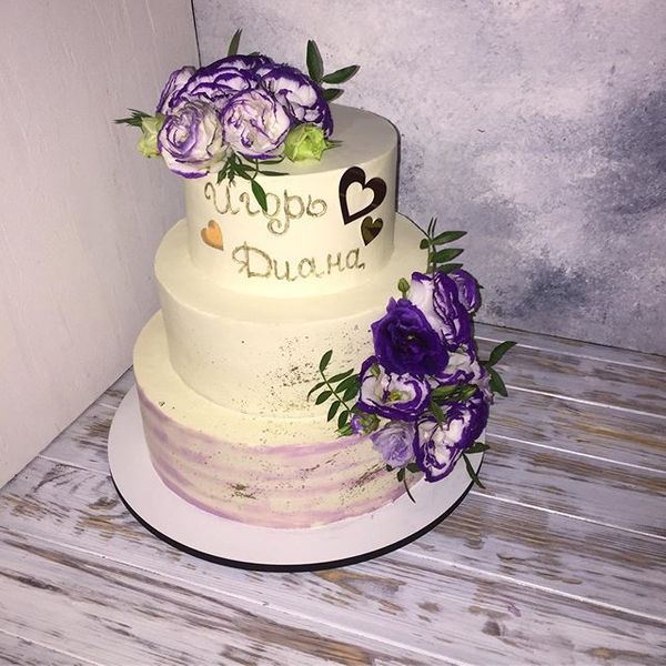 Торт " Фиолетовая пара"