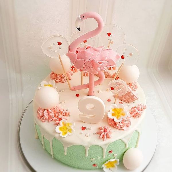 Торт "Душа фламинго"