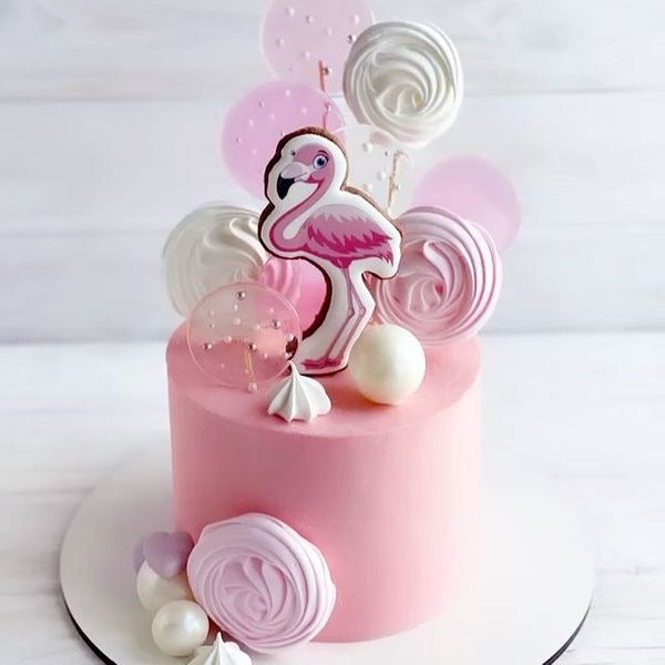 Торт "Маленький фламинго"