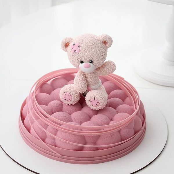 Торт "Розовый мишка"