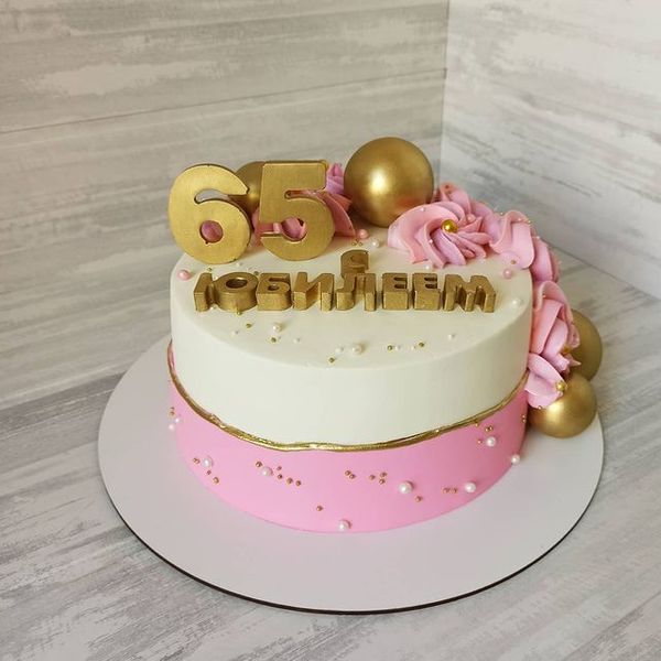 Торт "Мне 65"