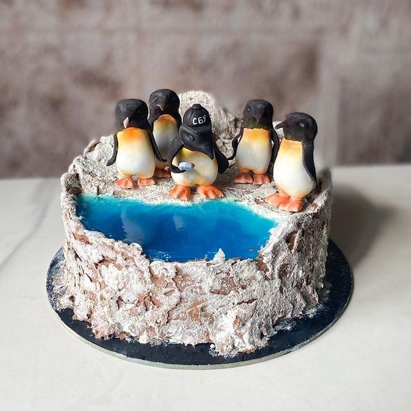 Торт "Пингвины"