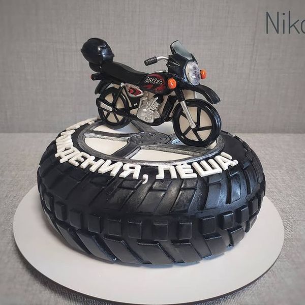 Торт "Мотоцикл"