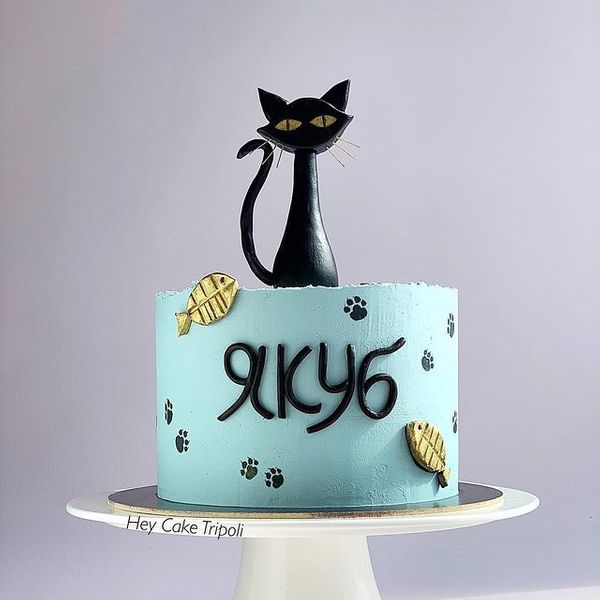 Торт "Чёрный кот"