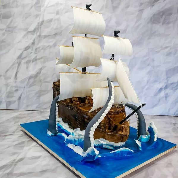 Торт "Морской корабль"