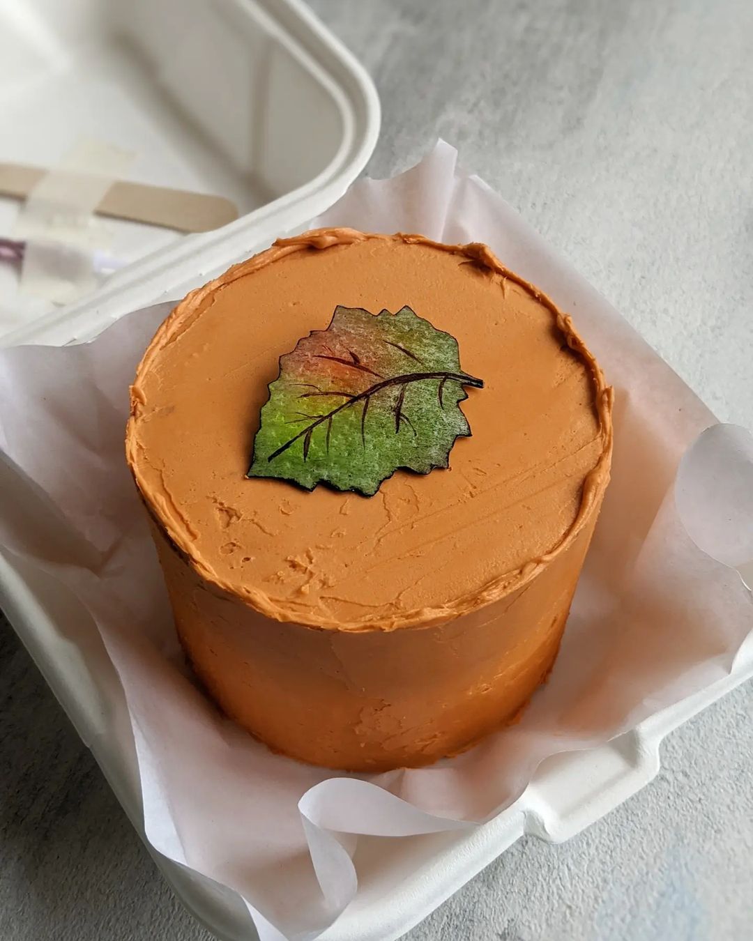 Бенто-торт "Осенний лист" | Фото №2
