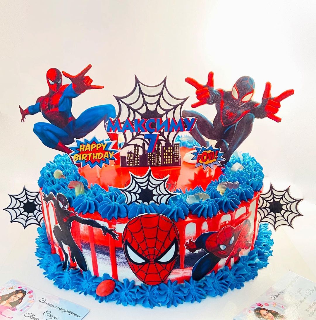 Торт "Человек-паук" | Фото №2