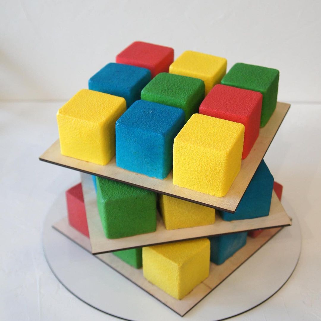 Торт "Разноцветный куб" | Фото №2