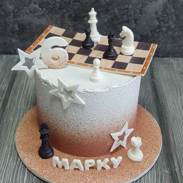 Торт "Любитель шахмат"