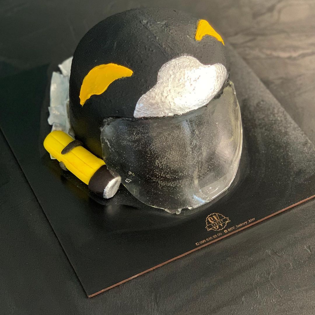 Торт "Пожарный шлем" | Фото №2