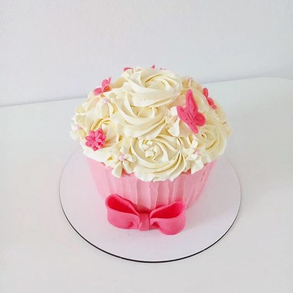 Торт "Розовый кекс"