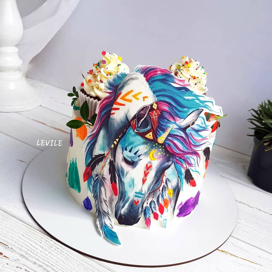 Торт "Цветная лошадь" | Фото №2