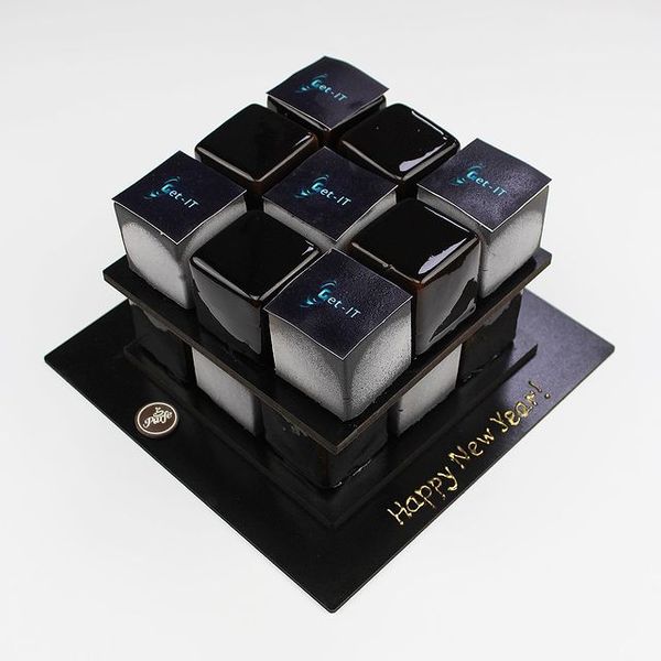 Торт "Чёрный куб"