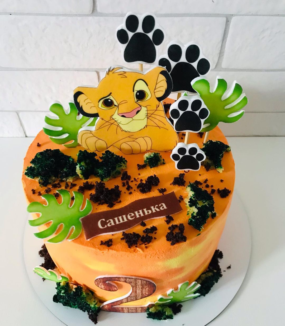 Торт Король Лев для мальчика 1 год